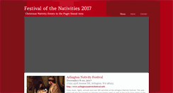 Desktop Screenshot of festivalofthenativities.org